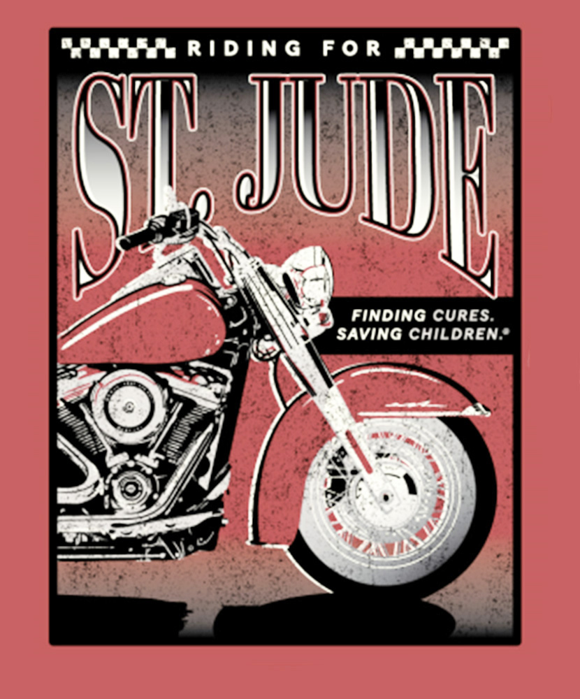 Primary image Ride for St. Jude Motorcycle T-Shirt